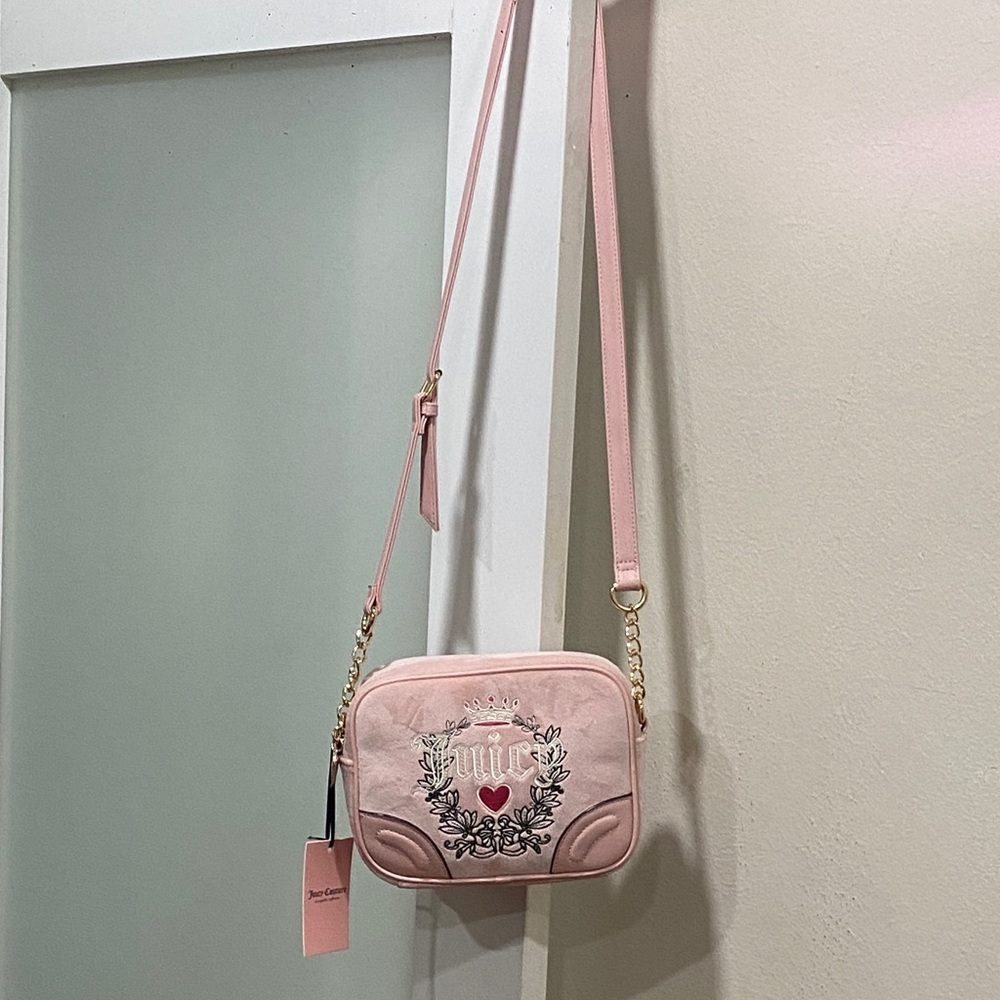 Juicy Couture Light Pink Crossbody Bag